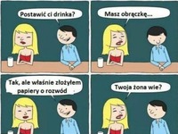 Żona już wie