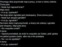 Przychodzi mąż z pracy... Żona pyta -Może byś naprawił kran haha ZOBACZ jak to się skończyło! :)