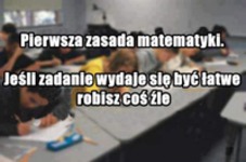 Pierwsza zasada matematyki