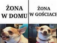 Dwie twarze żony XD