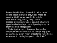 HEHE facet poszedł do lekarza zbadać mocz bo ... bolał go łokieć. Co lekarz mu wynalazł w moczu to szok XD