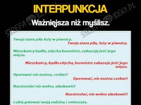 Interpunkcja jest bardzo ważna! Sam się przekonaj!