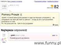 16-latka zaszła w ciążę z chłopakiem koleżanki - porada na forum :D