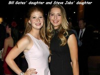 Córka Billa Gates i Córka Steve Jobsa. Która jest ładniejsza?