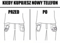 Nowy telefos - Przed i Po :D