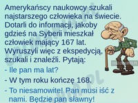 Prawie znaleźli najstarszego mężczyznę na ziemi!