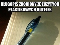 Długopis z butelek