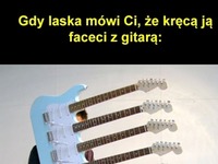 faceci z gitarą