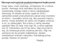 Dlaczego mężczyźni nie powinni redagować kącika porad? :D