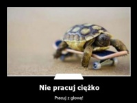 Nie pracuj ciężko :D