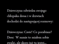 Jak dres odzywa się do swojej dziewczyny? Masakra, ale wiocha!