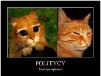 Politycy- przed i po wyborach :D