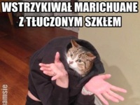 Wstrzykiwał marichuane