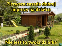 Impreza na dzialce