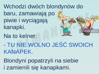 Niby blondyni a tacy mądrzy ;)