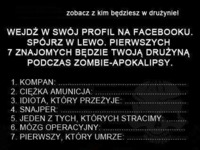 Apokalipsa ZOMBIE! Zobacz z kim będziesz w drużynie!