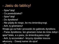 Jasiu pyskował do wszystkich naokoło aż w końcu poszedł do dyrektora. Ale dyrektor nie wiedział, że...