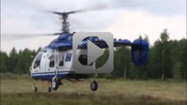 Rosyjscy policjanci bawią helikopterem